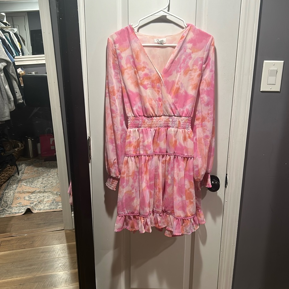 Pink Floral Japan Dress